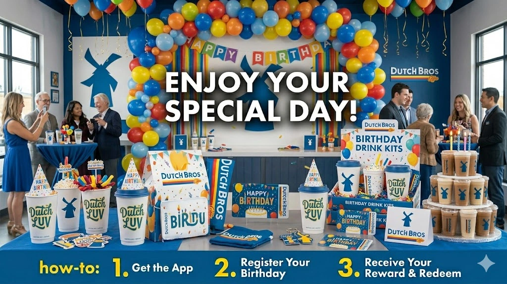 Dutch Bros Free Birthday Drink From Reward App