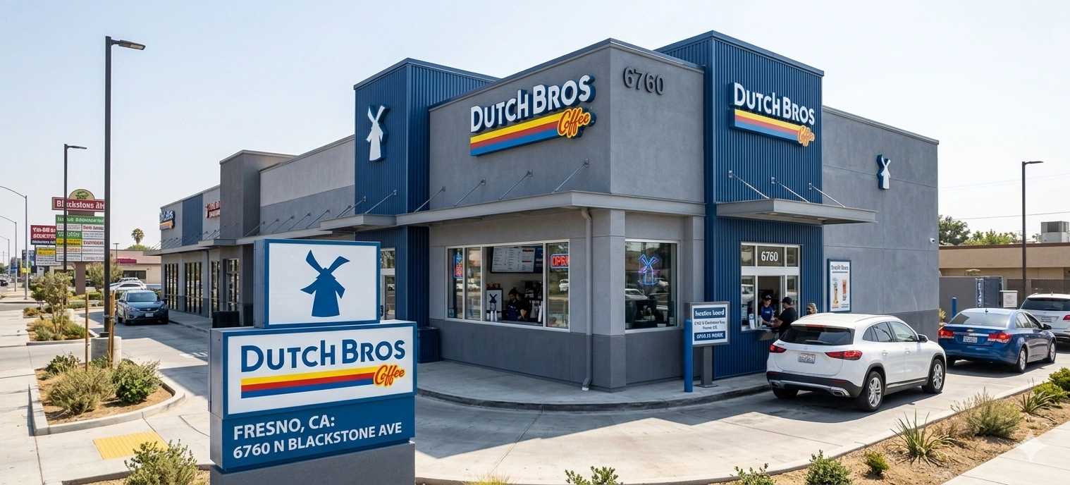 Dutch Bros 24 Hour Location Fresno California