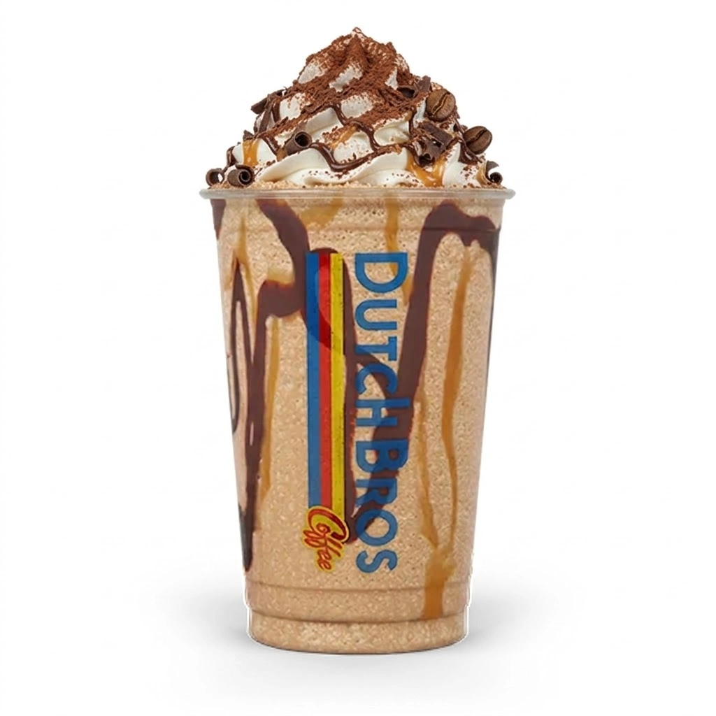 Dutch Bros Picture Perfect Freeze Caramel Chocolate Drizzle