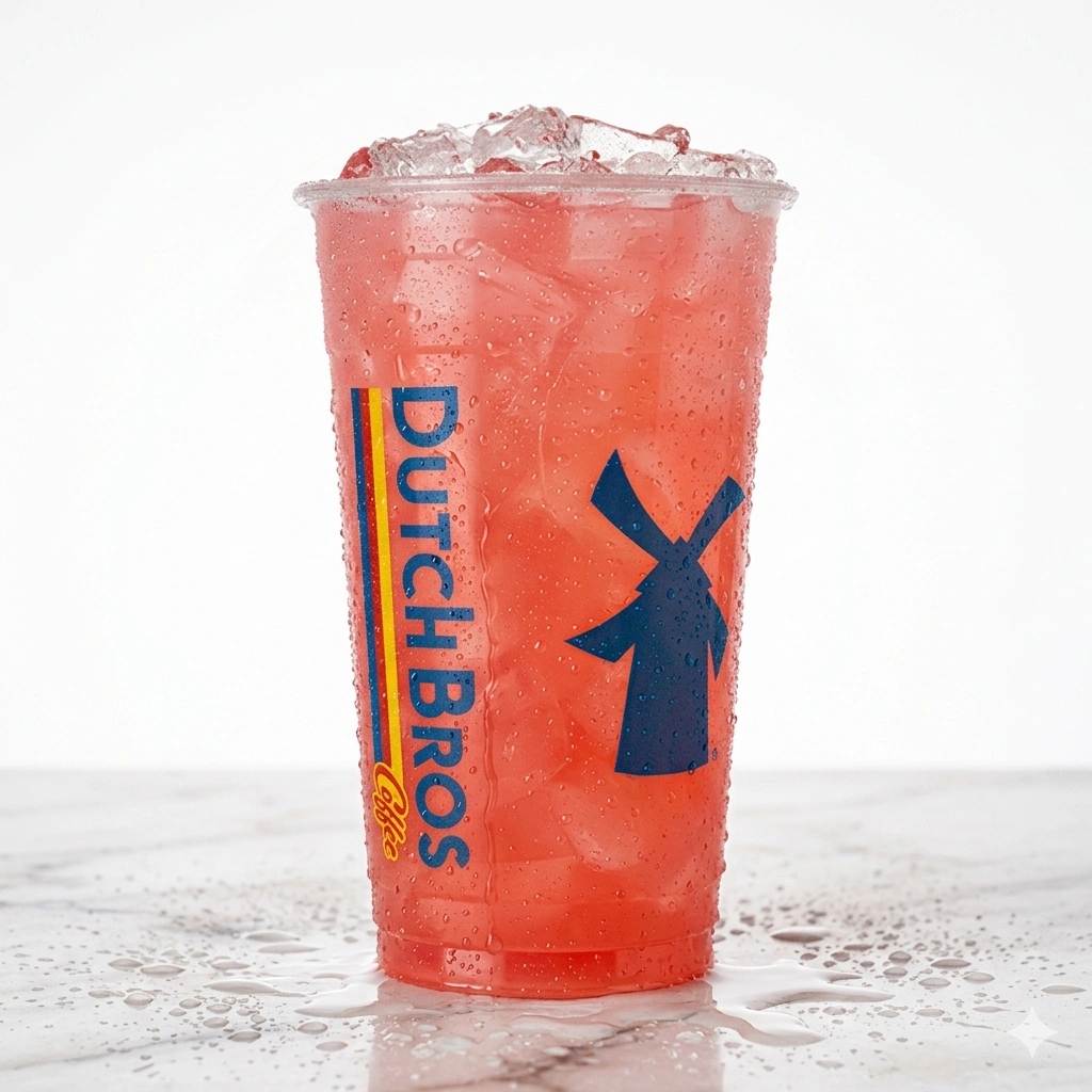 Iced Watermelon Dutch Bros Sparkling Soda
