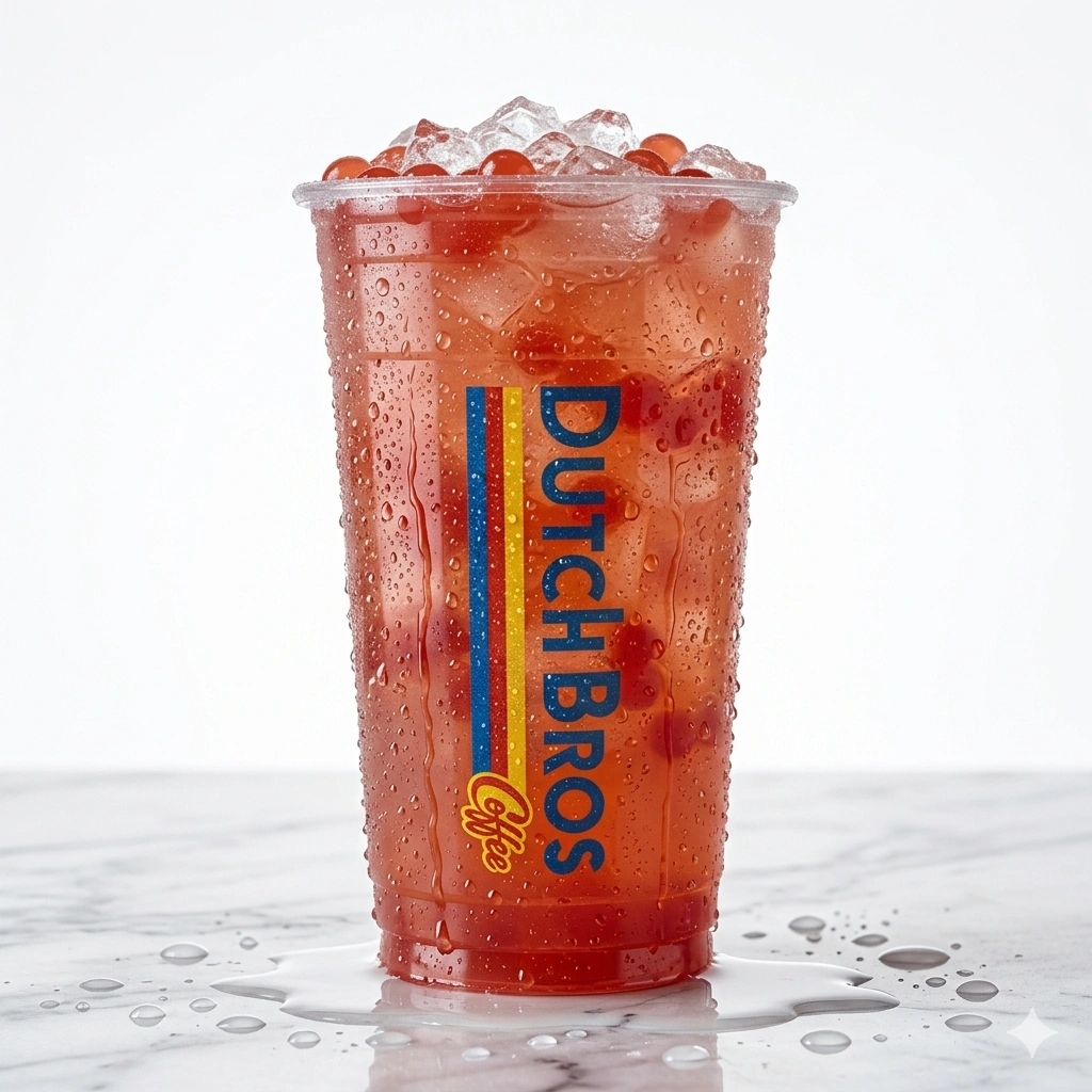 Iced Tiger's Blood Dutch Bros Lemonade